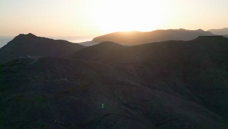 silhouette mountains as far as the eye can see