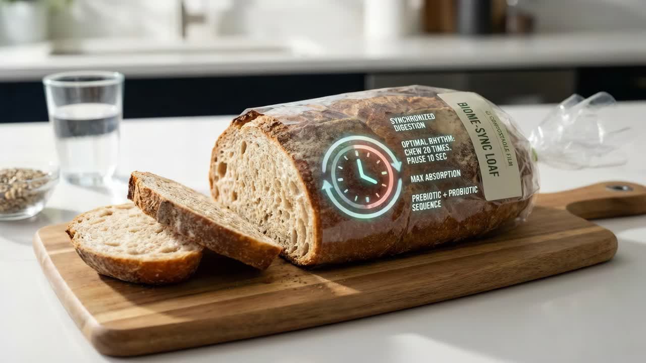 Loaf of Prebiotic Probiotic Bread