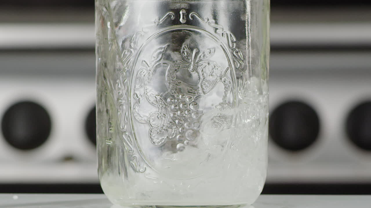 탄산수의 근접 촬영