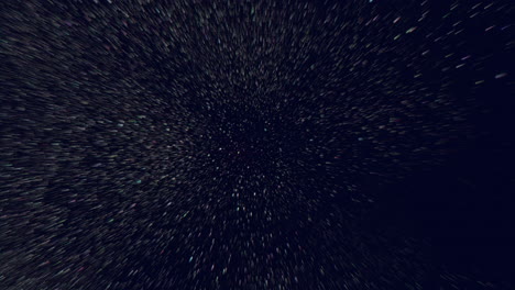 el cautivador cielo nocturno el brillo estelar en formación circular