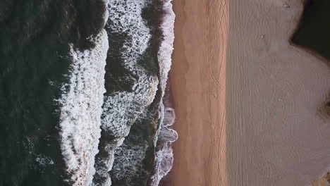 vertical beach background with copy space and no people