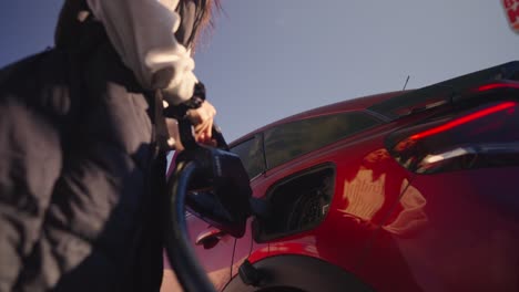 an electric vehicle charging in norway