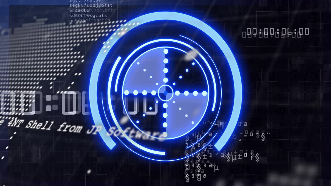 소프트웨어 코드 및 데이터 처리 배경에 대한 목표 디지털 애니메이션