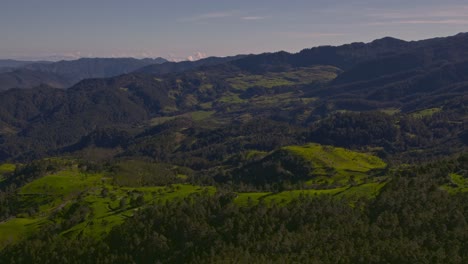 Green-mountains-at-Valle-Nuevo-national-park,-Constanza-in-Dominican-Republic