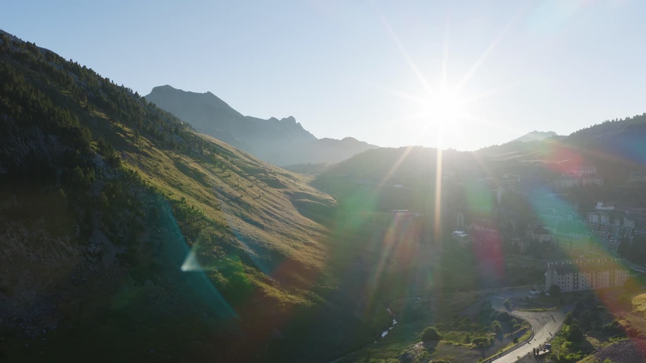 Mountains and Valley View