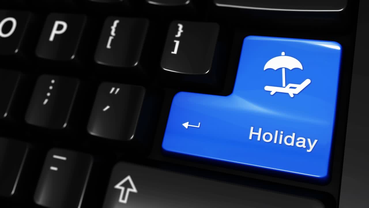 Holiday Keyboard Button