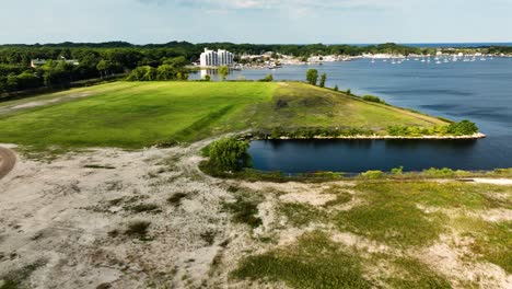 Seebuchten-Vor-Der-Küste-Des-Muskegon-Lake