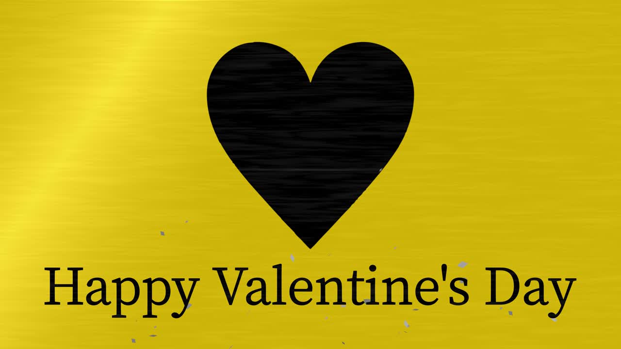 mensaje de valentín texto animación gráficos de movimiento