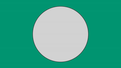 Circle-against-green-background-