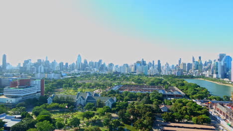 Un-Lapso-De-Tiempo-De-La-Ciudad-De-Bangkok,-Tailandia