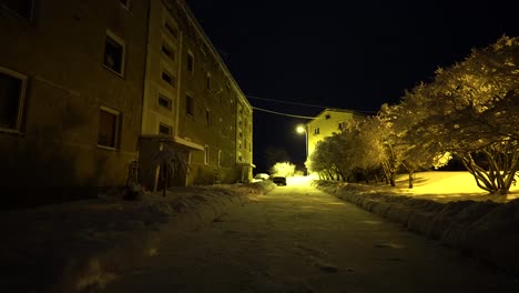 crepúsculo nocturno sobre la ciudad