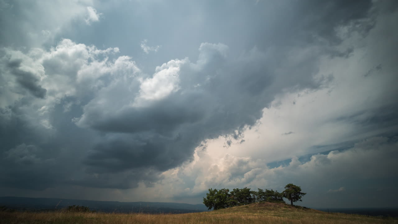 time lapse of a storm coming