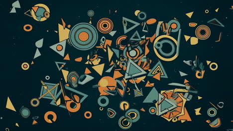 patrón de formas geométricas abstractas