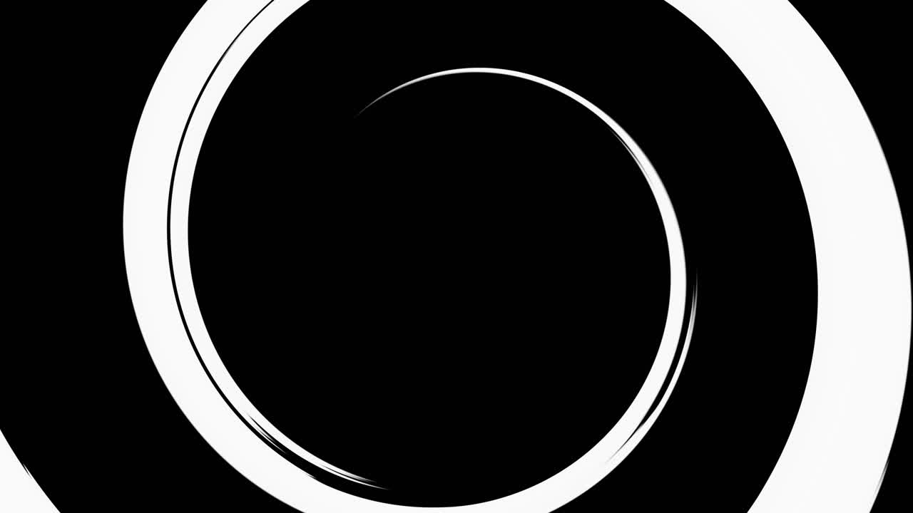 트랜지션 스피럴 센터 모션 블랙 화이트