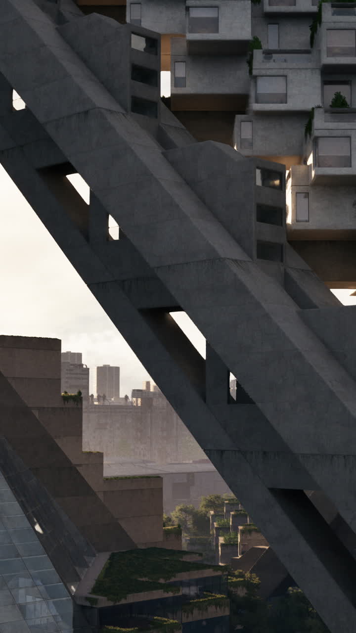 arquitectura de la ciudad futurista