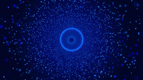 futuristic big data digital technology wave cyber grid deep space surfaces holographic interface