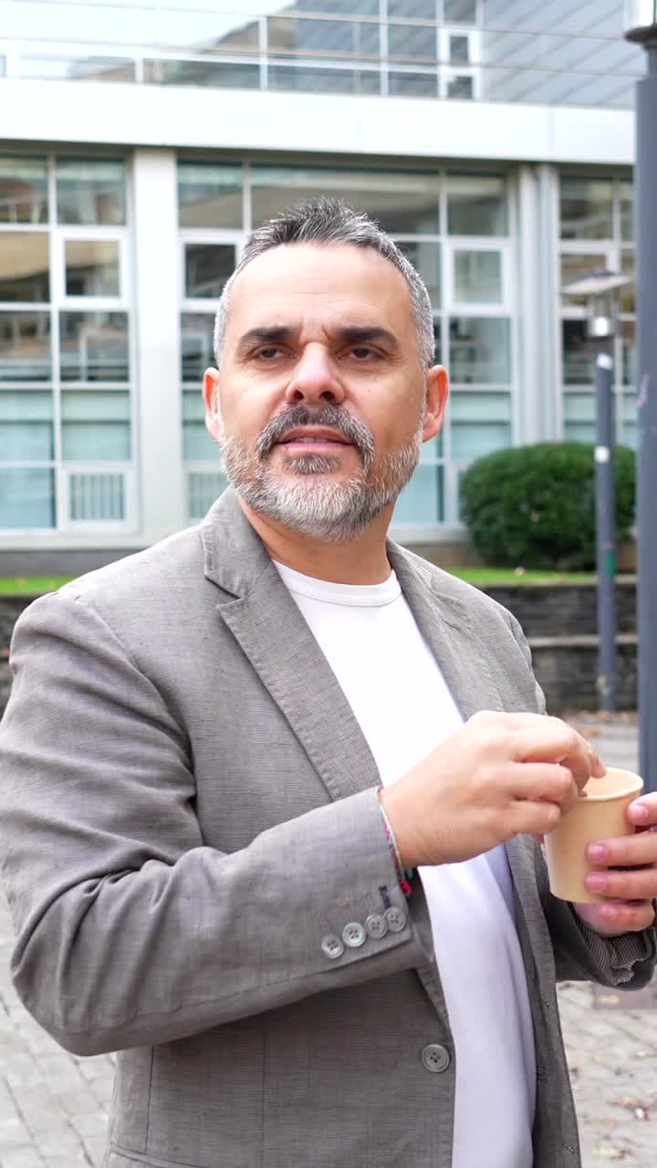 Man in Gray Jacket Outdoors