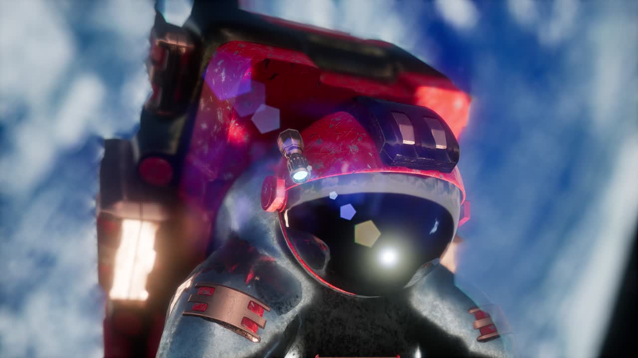 astronauta en el espacio exterior