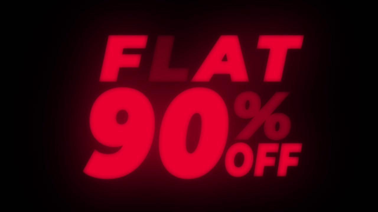 90% Off Sale