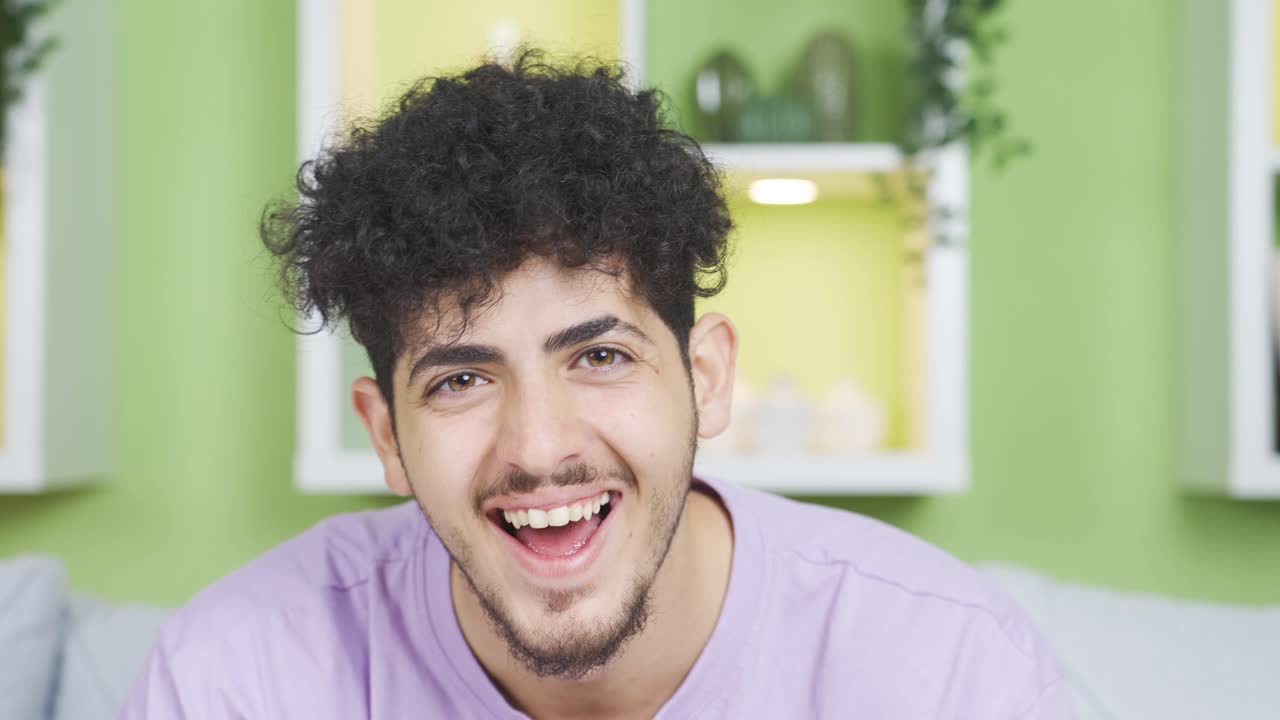 Filled teeth. Black tooth fillings visible when laughing.