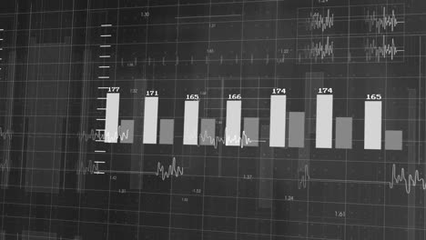 Animation-of-diagrams-with-numbers-on-black-background