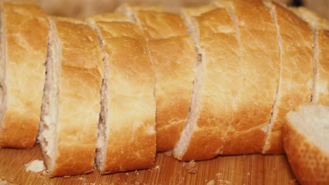 sliced baguette