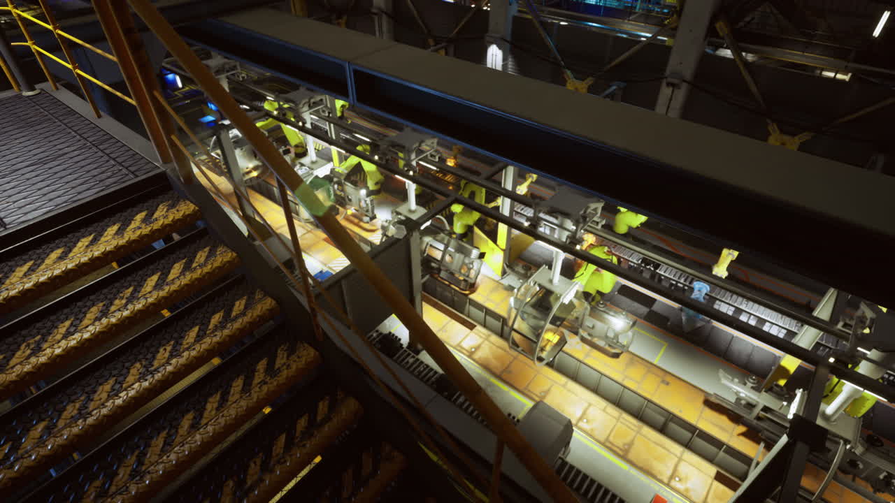 Automation in action at a state of the art manufacturing facility