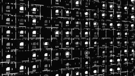 Abstract Digital Grid Pattern