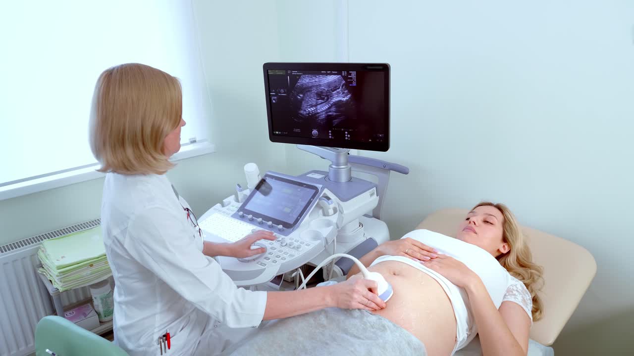 Ultrasound Examination of a Pregnant Woman
