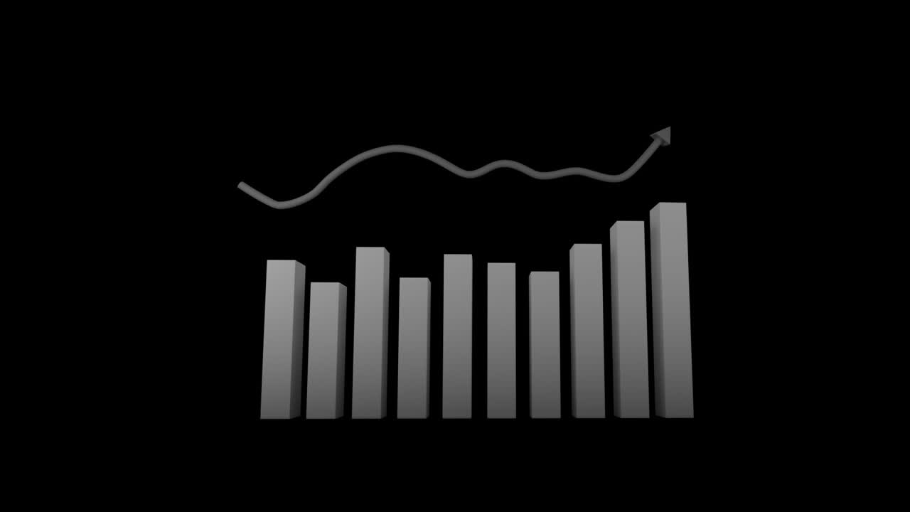 Chart showing changing statistics