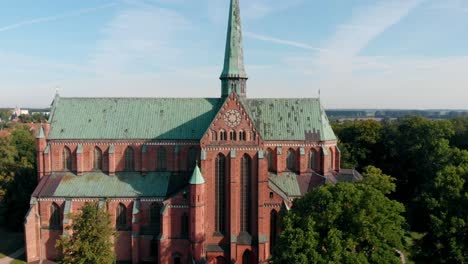 desde el aire: la catedral de doberan en bad doberan