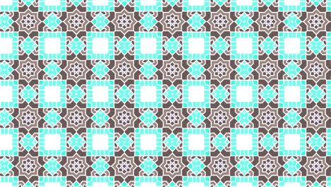 resumen, animación de fondo, desplazamiento a la derecha, mandala turquesa, blanco y marrón
