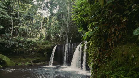 tilt down of a landscape in the amazon