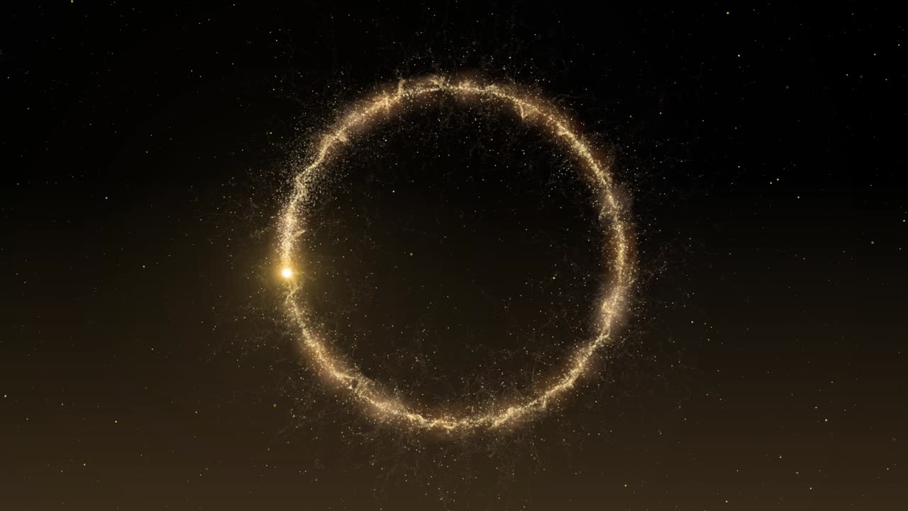 círculo de brillo 4k