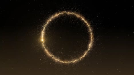 círculo de brillo 4k