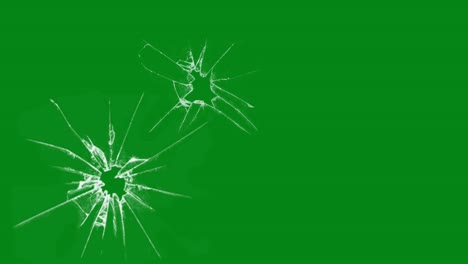 breaking glass green screen motion graphics