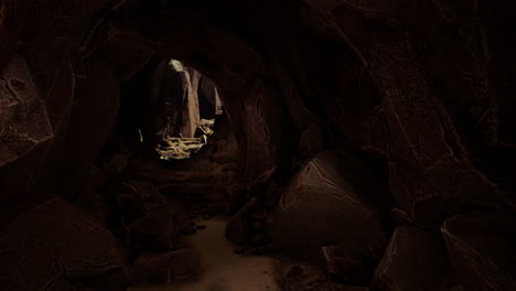 dark cave interior