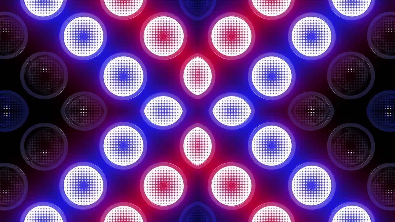 Modello di luce al neon astratto