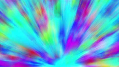 gradiente de color neón. fondo de acuarela de tinte de corbata. fondo borroso abstracto en movimiento. los colores varían con la posición. espectro multicolor. animación 3d de bucle sin costuras