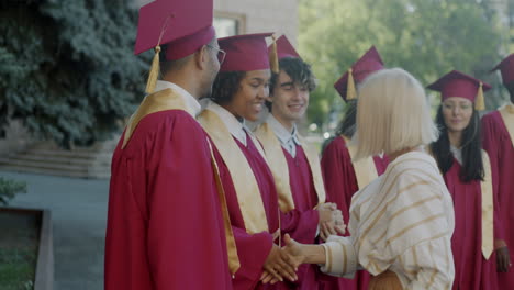 celebración del día de la graduación
