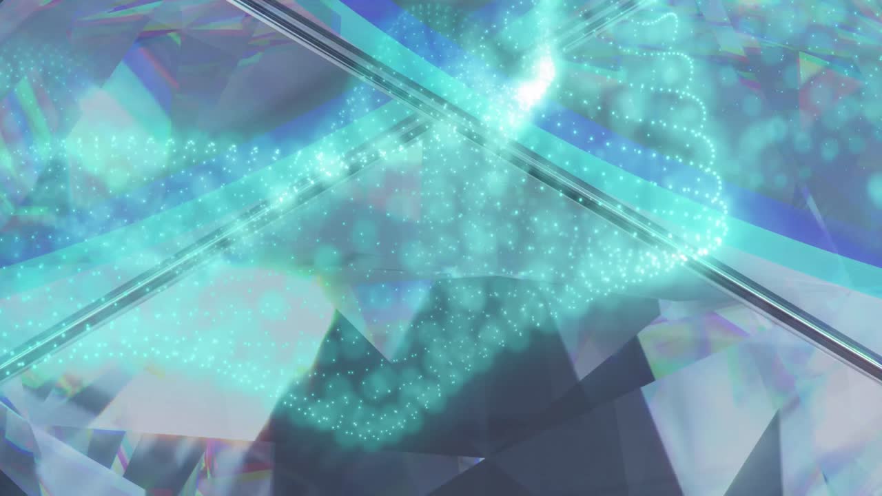 큐브 위에 움직이는  반점의 애니메이션