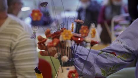 handmade ceramic flowers