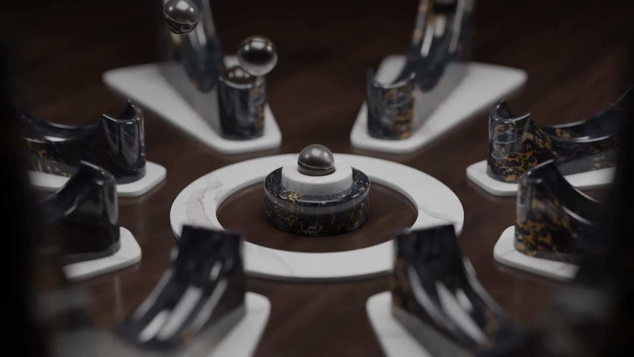 추상적인 대리석 기하학적 디자인