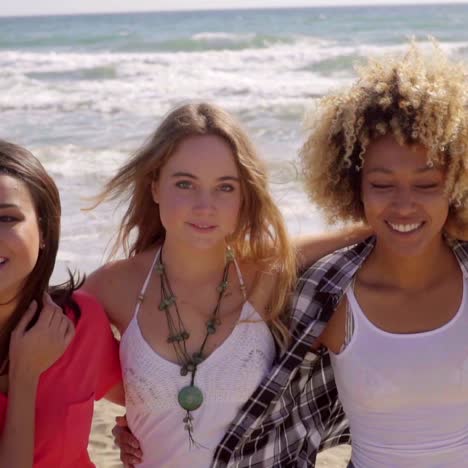 Three-happy-vivacious-multiracial-girl-friends