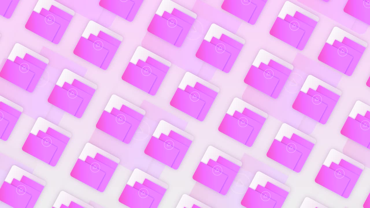 분홍색 폴더 패턴