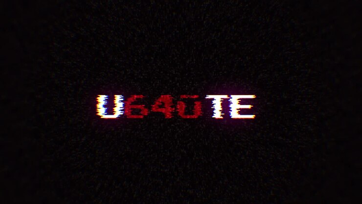 Intentional digital artifact injection fx animation, decoding a noisy scambled 8-bit text: update