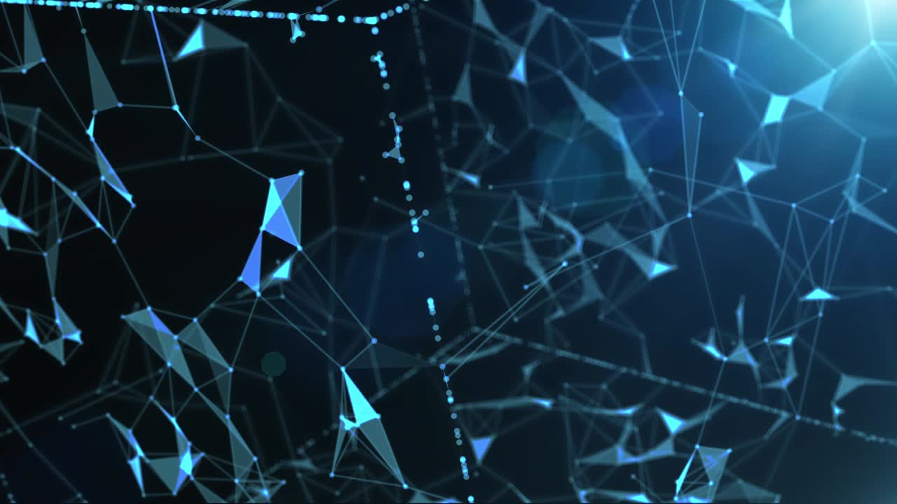 Blue Technology Abstract Background