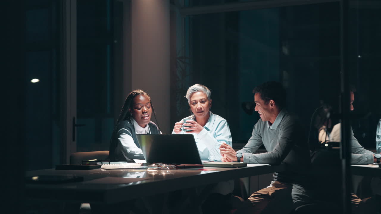 Late Night Business Meeting