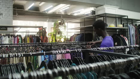 african american man in a store