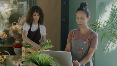 florist shop workers